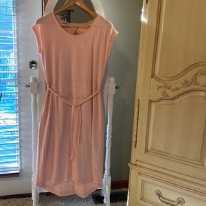Lovely soft pink dress by Talbots.